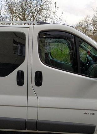 Ветровики вставные (2 шт, hic) для renault trafic 2001-2015 гг