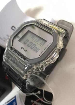 Casio g-shock dw-5600sk-1er, лимитированые часы - skeleton original5 фото