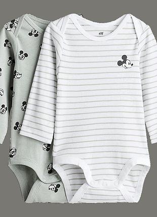 Коттоновые боди от h&amp;m,3-4 р