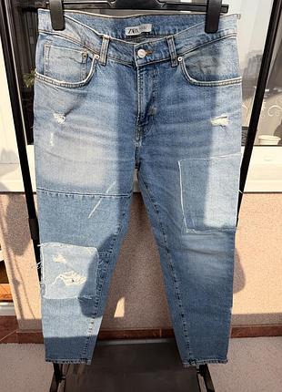 Джинси zara mom