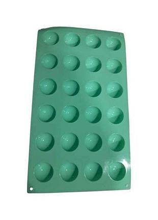 Форма 29×17см силиконовая сфера из 24шт (d шары 3см) тм ali