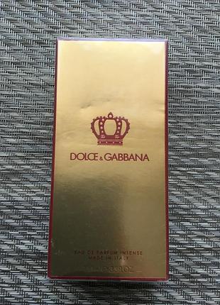 Q by dolce & gabbana 100 мл edp intense