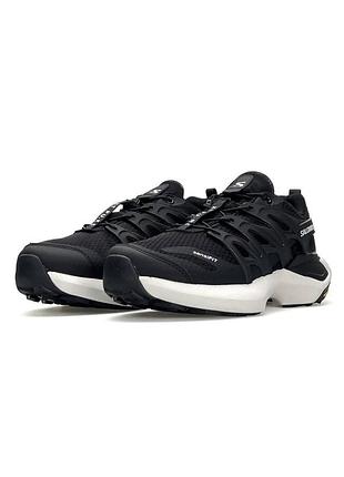 Чоловічі кросівки salomon xt pu.re advanced black white