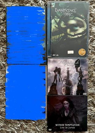 Музичні dvd диски рок виконавців (2004-2007) - ліцензія