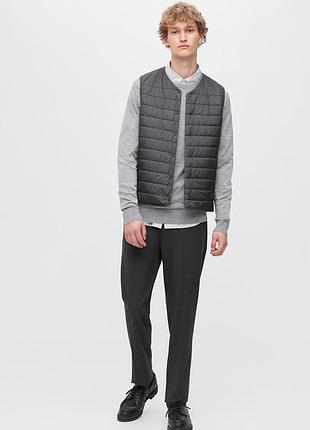 Стильна чоловіча жилетка, безрукавка uniqlo, оригінал, xl