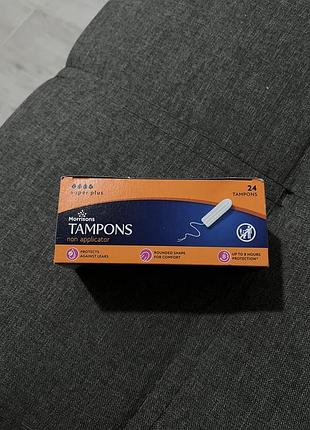 Тампони morrisons super plus без аплікатора