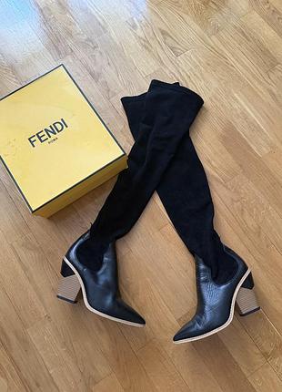Ботфорди, чоботи fendi