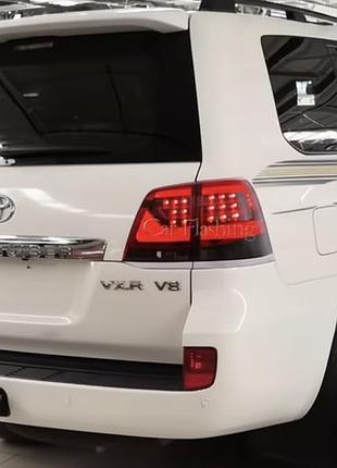 Задние фонари 2007-2015 v1 (дизайн 2016-2026) для toyota land cruiser 200 2007-2021 гг
