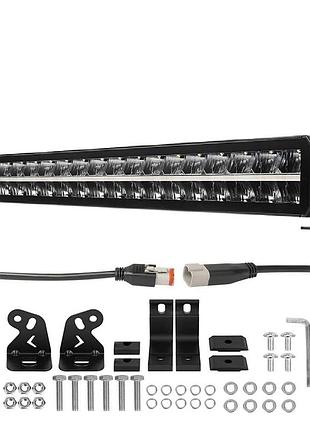 Світлодіодна балка (люстра) starlight sl-3332 дальнє світло white + drl 140w 15000lm 12/24v (82см)
