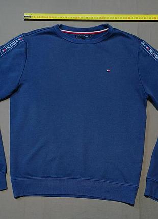Плечи 45 см touch hilfiger size m темно-синий свитшот 
  75% cotton 25% polyester