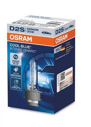 Ціна за 2шт! ксенонові лампи osram xenarc cool blue intense +20% d2s 85v 35w 5500k 66240cbi, біксенон 2шт