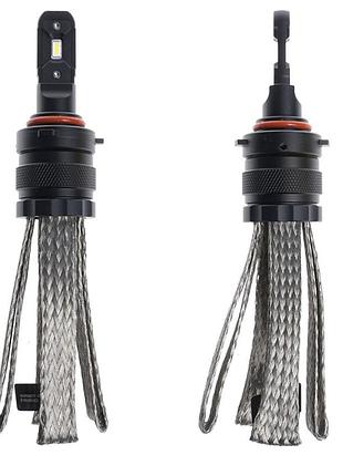 Штатные led лампы hb4 (9006) светодиодные ams original-b 45w 5500k 12-24v обманка canbus белый свет