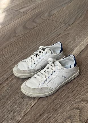 Білі шкіряні кросівки zara 33 розмір