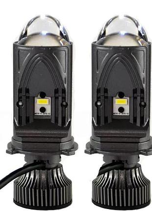 Комплект світлодіодних лінз starlight m01s h4 6000k 45/60w 12/24v