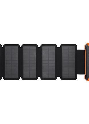 Умб powerbank із сонячною панеллю, повербанк квант wsc33/5 20000mah + 5 panels