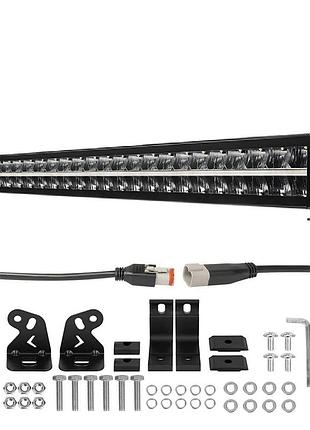 Світлодіодна балка (люстра) starlight sl-3342 дальнє світло white + drl 180w 20000lm 12/24v (107см)
