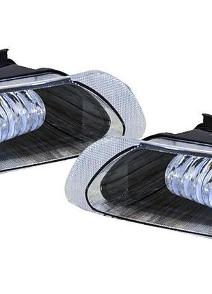 Daewoo nexia n100. штатные противотуманные led (лэд) фары линзы 45w део нексия n100 , белый свет