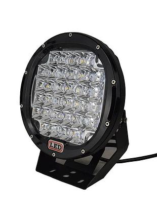Світлодіодна фара starlight hp-gzd-088-black кругла, дальнє точкове біле світло 45w 4500lm 6000k 12/24v (∅220мм)