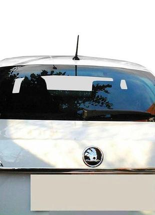 Хром планка над номером tit-design (нерж.) для skoda rapid 2012-2019 рр