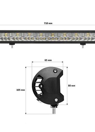 Светодиодная фара starlight jr-k-180w 9-32v combo