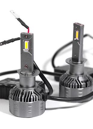 Комплект светодиодных ламп tbs design tf3 max h1 p14,5s 9-32v 130w 15000lm 6000k + canbus