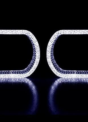 Ангельские глазки, накладки на линзы , маска sigma led i7o w 3" дюйма 70мм , ярко белые (комплект 2шт)