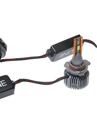 Комплект світлодіодних ламп qline ultra +200% hir2 (9012) 55w 6000k 12v (2 шт)