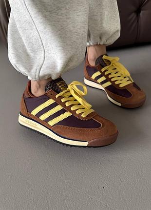 Adidas sl 72 brown yellow