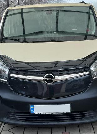 Зимняя накладка на решетку радиатора глянцевая для opel vivaro 2015-2019 гг