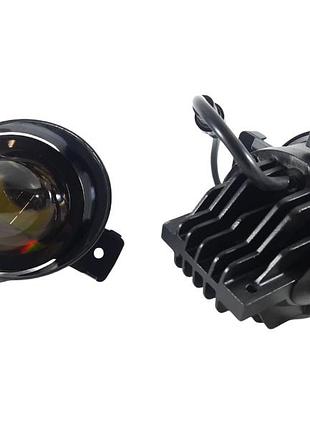 Комплект протитуманних led фар ea nissan (x-trail, teana, qashqai) renault/bmw 100w птф fog