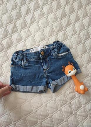 Джинсові шорти для дівчинки 3-4 роки. шорти джинси. шортики
