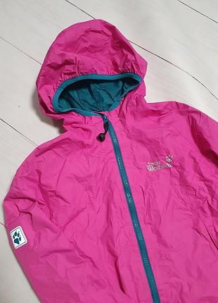 Детская фирменная ветровка на мембране jack wolfskin