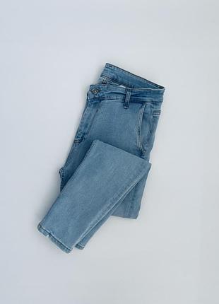 Еластичні блакитні джинси slim fit розмір 31 для хлопчиків підлітків бренду staff