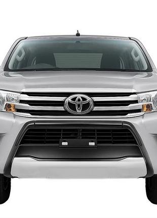 Передняя накладка v2 (abs) для toyota hilux 2015- гг