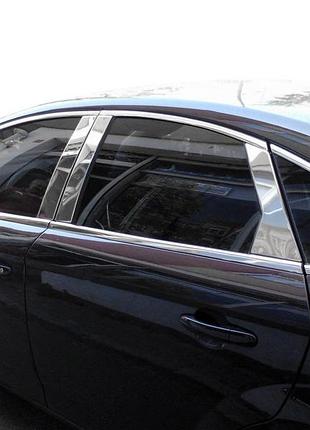 Накладки на дверные стойки из нержавеющей стали для ford mondeo 2008-2014 гг