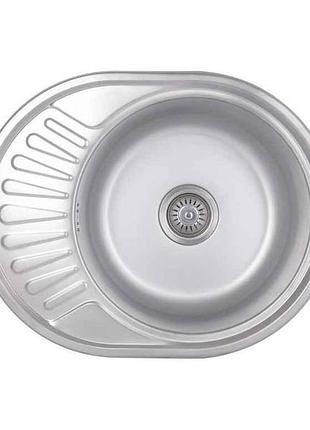 Мойка врезная 570х450х180мм 1 5745, satin 0,8мм brin5745sat08 тм brinex
