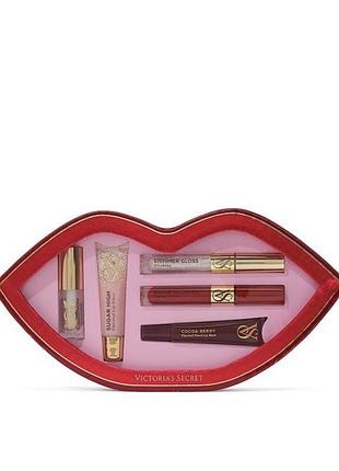 Подарунковий набір блисків victoria's secret lip perfect pout gift set😍