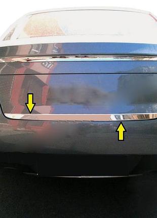 Накладка на багажник нержавейка для peugeot 508 2010-2018 гг