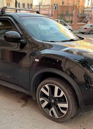 Ветровики на окна (4 шт, hic) для nissan juke 2010-2019 гг