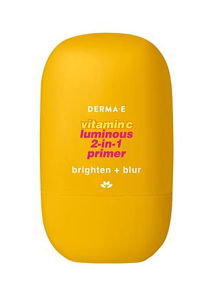 Сияющий праймер 2-в-1 с витамином с derma e vitamin c luminous 2-in-1 primer
