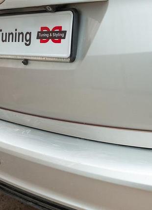 Накладка на багажник нержавейка carmos - турецкая нержавеющая сталь для ford c-max/grand c-max 2010-2019 гг