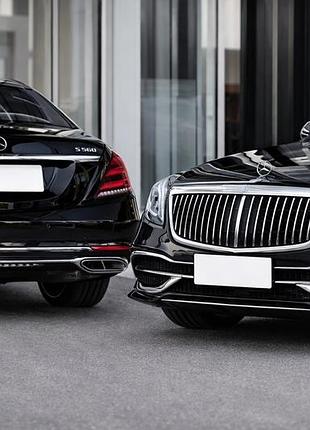 Комплект обвісів на maybach (2018-2022, без оптики) для mercedes s-сlass w222 рр