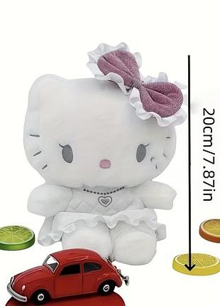 Іграшка біла hello kitty 20 см 4