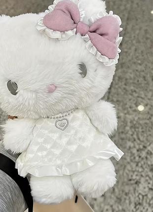 Іграшка біла hello kitty 20 см