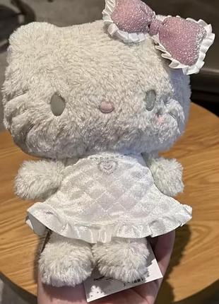 Іграшка біла hello kitty 20 см 3