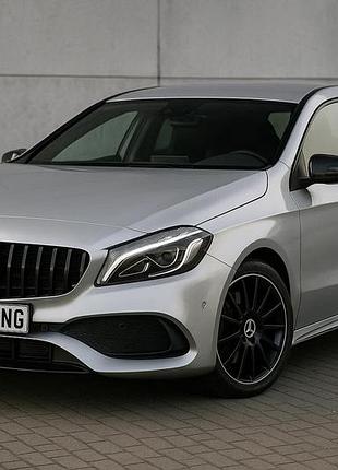 Передняя решетка радиатора gt panamericana (2015-2018) для mercedes a-сlass w176