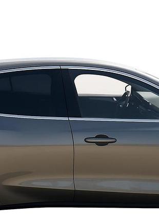 Верхние молдинги стекол omsaline hb, sd (4 шт, нержавейка) для ford focus iv 2018- гг