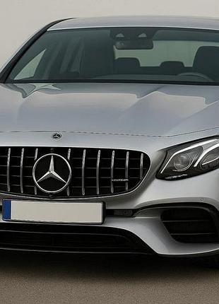 Передняя решетка gt panamericana (для e63 amg, 2016-2019) для mercedes e-сlass w213