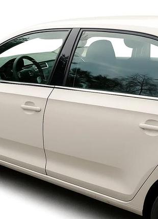Зовнішня окантовка вікон (нерж) для seat toledo 2012-2019 рр