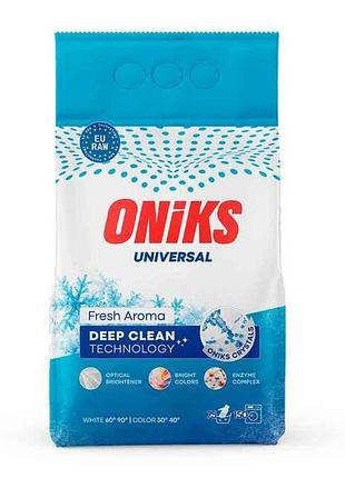 Пральний порошок 4кг безфосфатний universal fresh aroma тм oniks